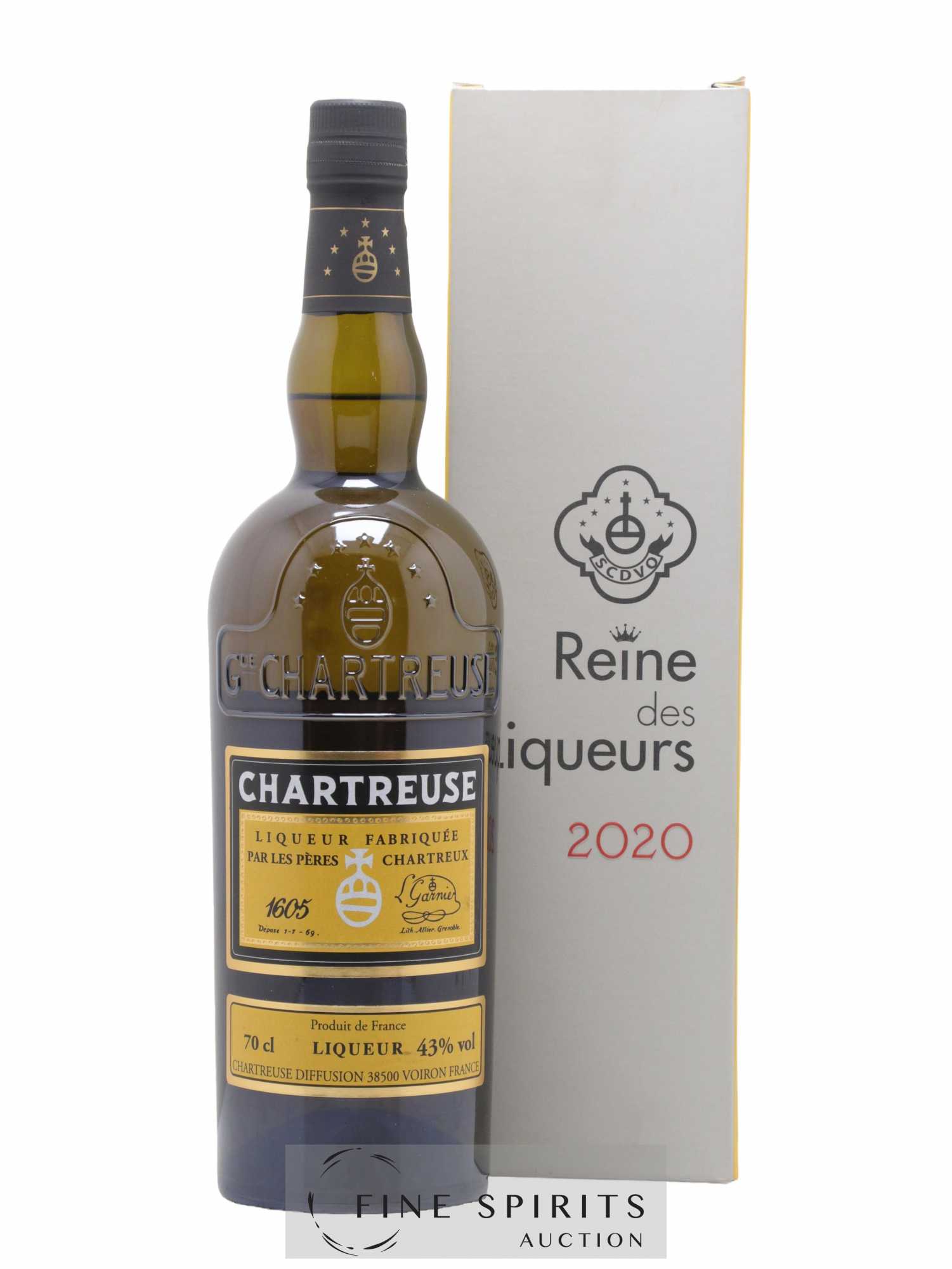Chartreuse Of. Jaune - Reine des Liqueurs Mise 2020 - 2020 bouteilles
