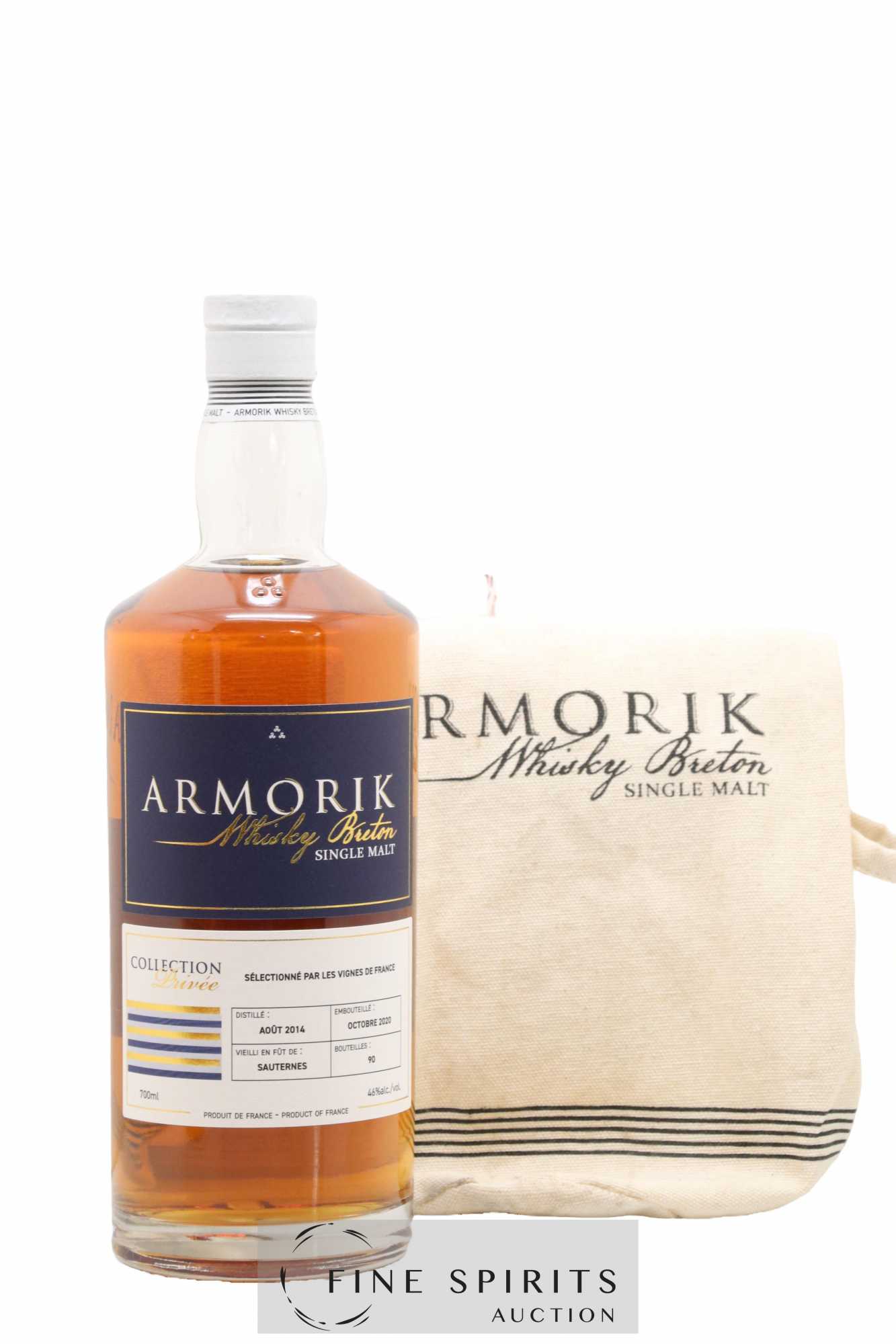 Armorik 2014 Of. Sélection Privée Fût de Sauternes - One of 90 - bottled 2020 Les Vignes de France