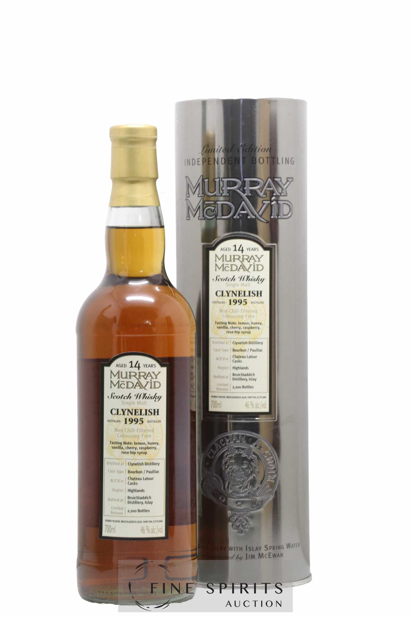 Clynelish 14 years 1995 Murray Mc David Château Latour Casks - One of 2100 Limited Edition