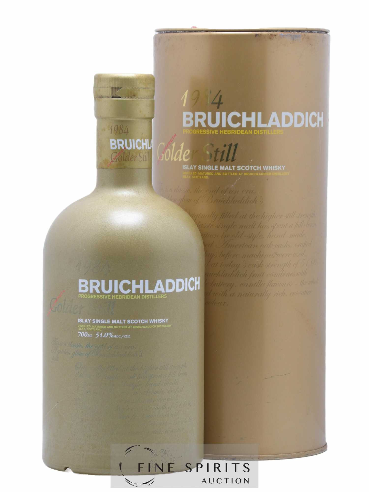 Bruichladdich 23 years 1984 Of. Golder Still One of 4866 - bottled 2008