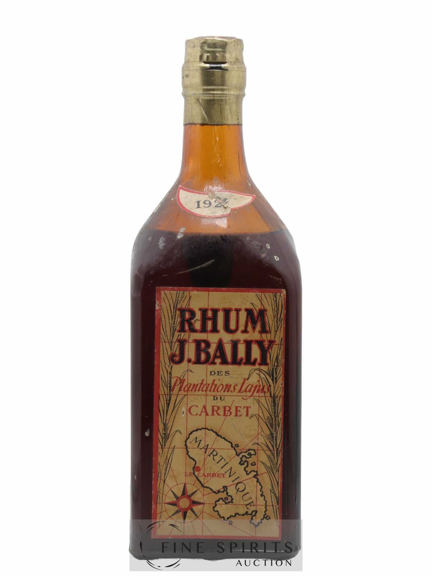 J. Bally 1924 Of. Plantations Lajus du Carbet (75cl.)