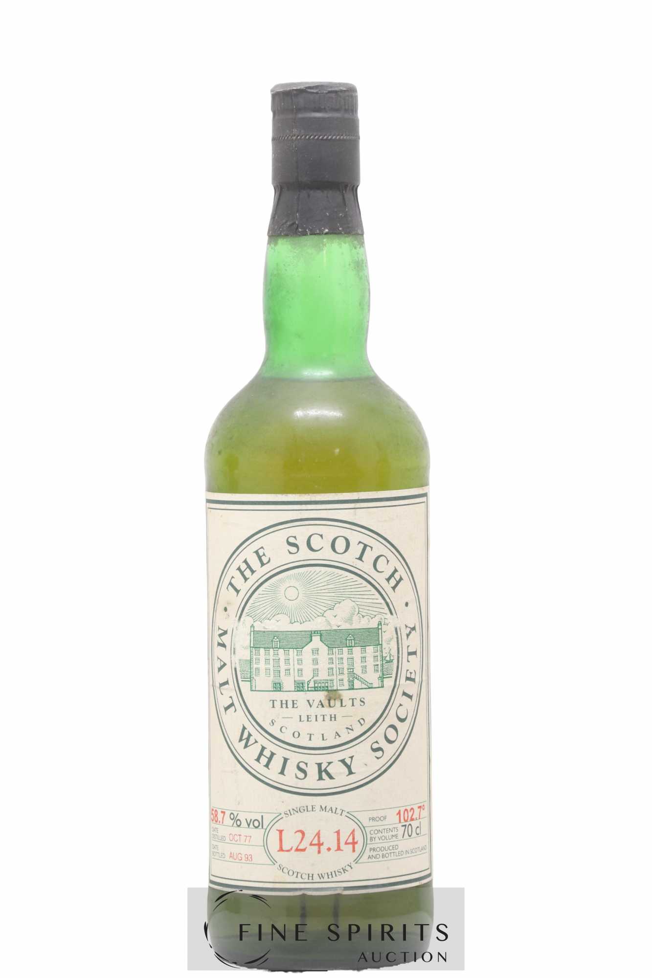 The Scotch Malt Whisky Society 1977 Of. Cask n°L24.14 - bottled 1993