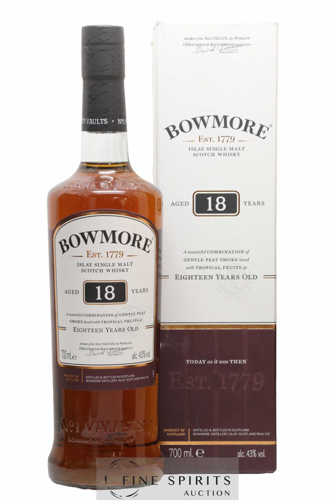 Bowmore 18 years Of.