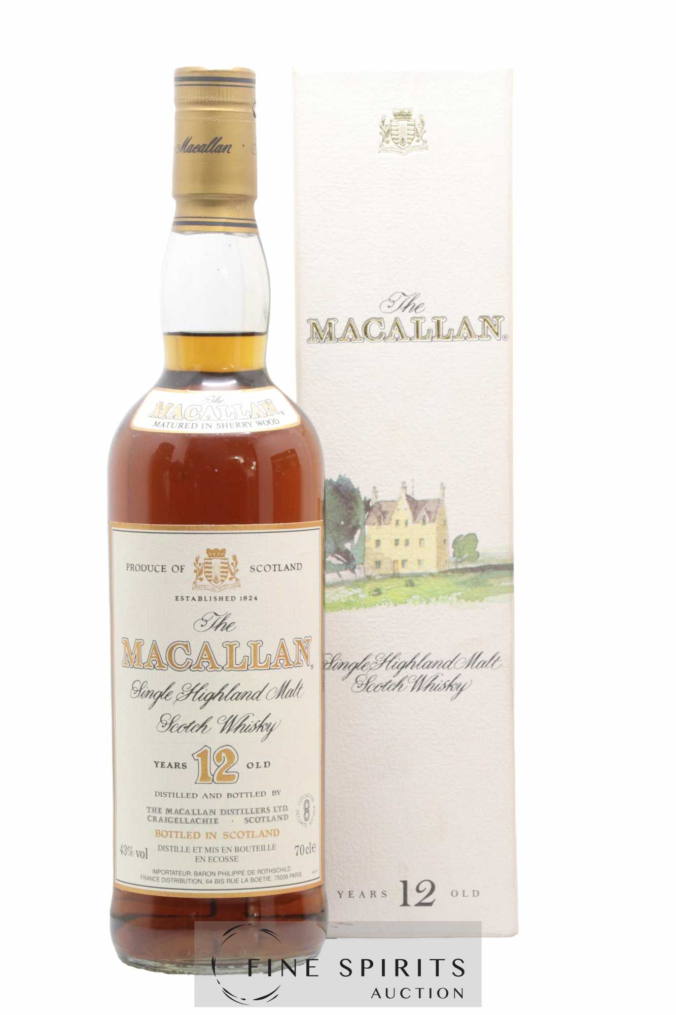 Macallan (The) 12 years Of. Sherry Wood Matured Rothschild Import