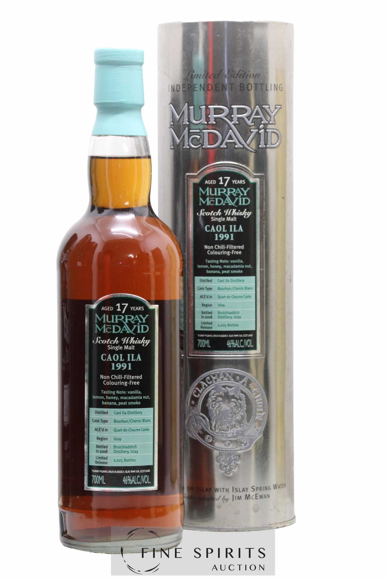 Caol Ila 17 years 1991 Murray Mc David One of 2025 - bottled 2008