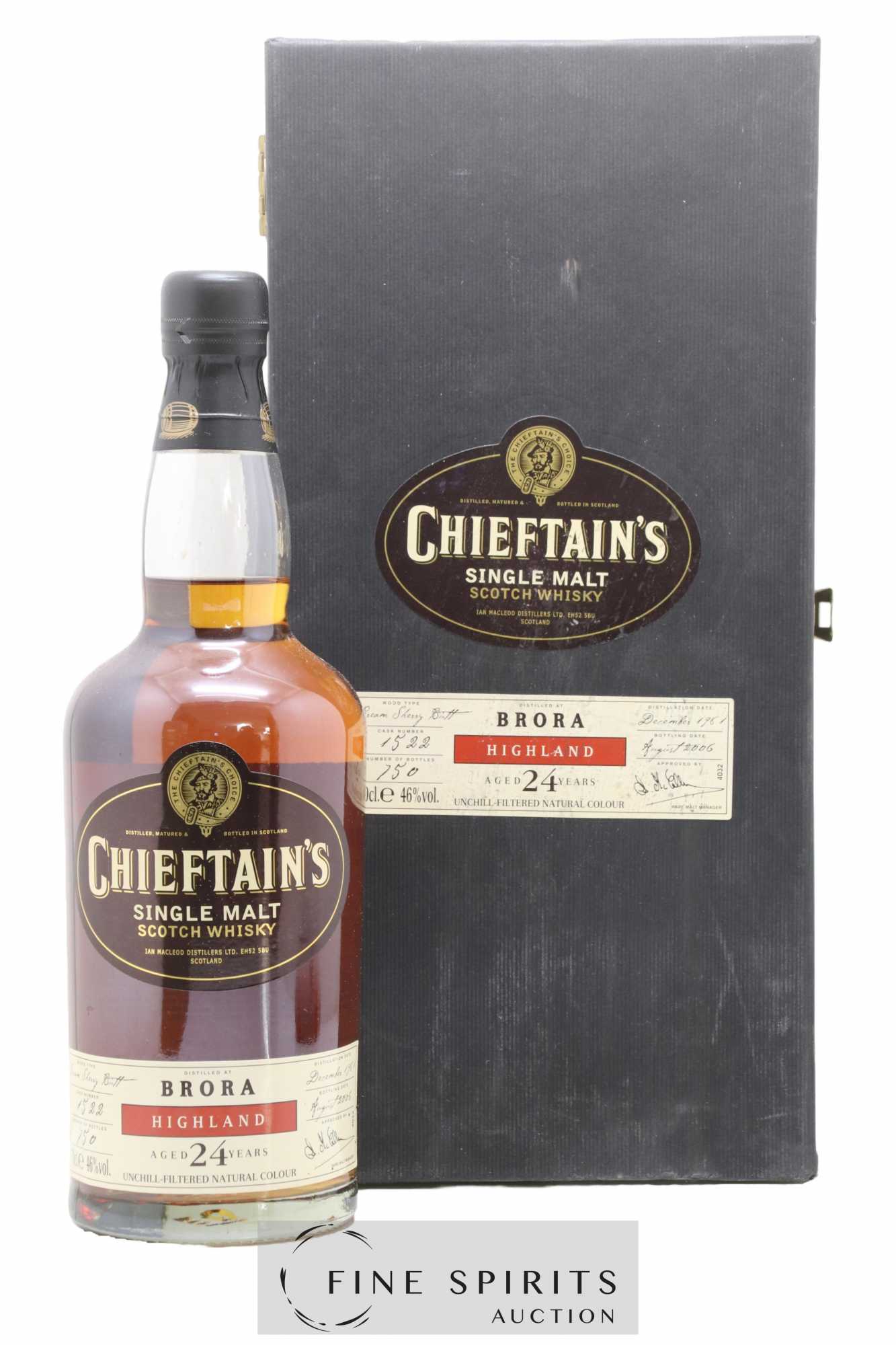 Brora 24 years 1981 Ian Macleod Chieftain's Cask n°1522 - One of 750 - bottled 2006