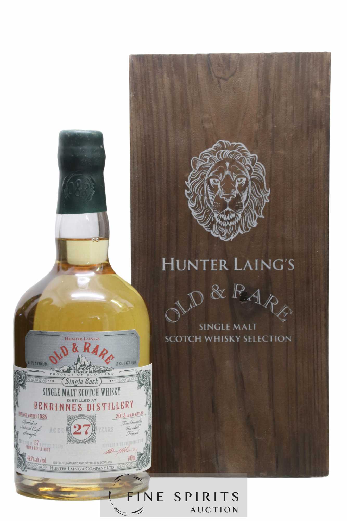 Benrinnes 27 years 1985 Hunter Laing One of 137 - bottled 2013 Old & Rare Platinum Selection