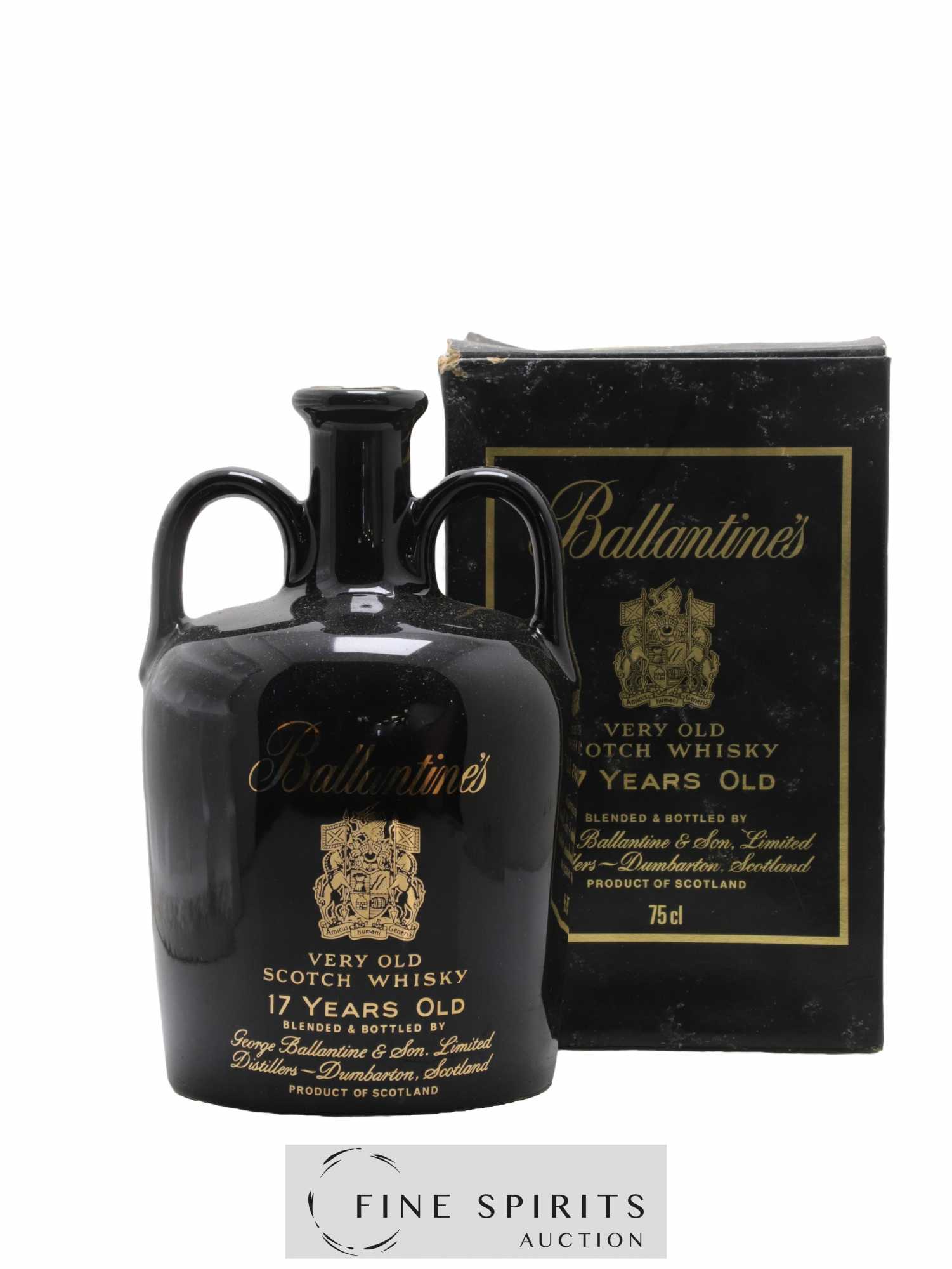 Ballantine's 17 years Of. Very Old Black Ceramic Jug (75cl.)