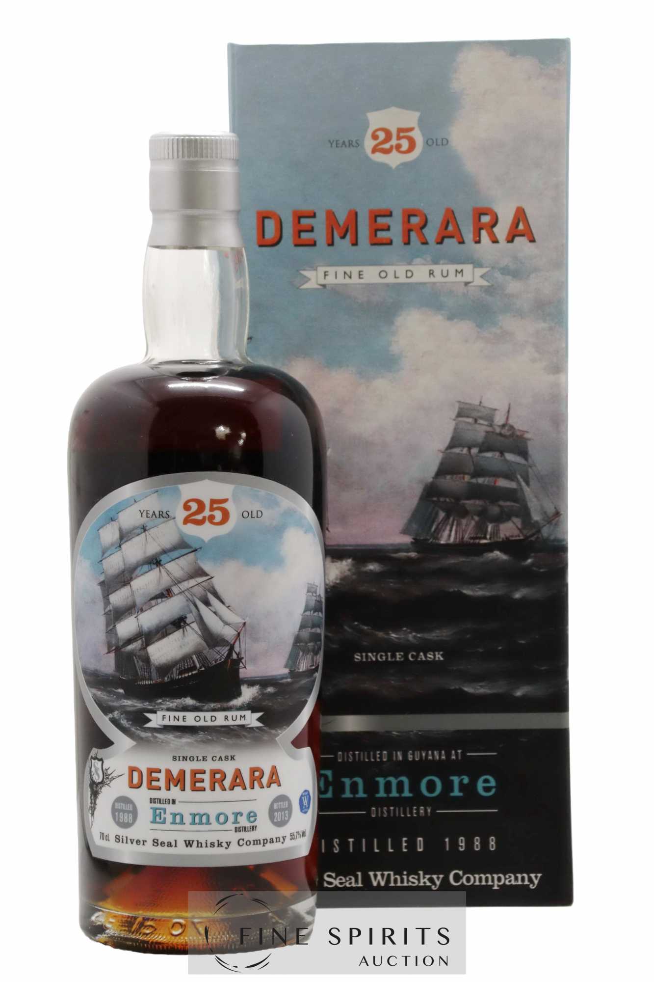 Enmore 25 years 1988 Silver Seal Whisky Company Cask n°47 - One of 215 - bottled 2013 Whisky Antique