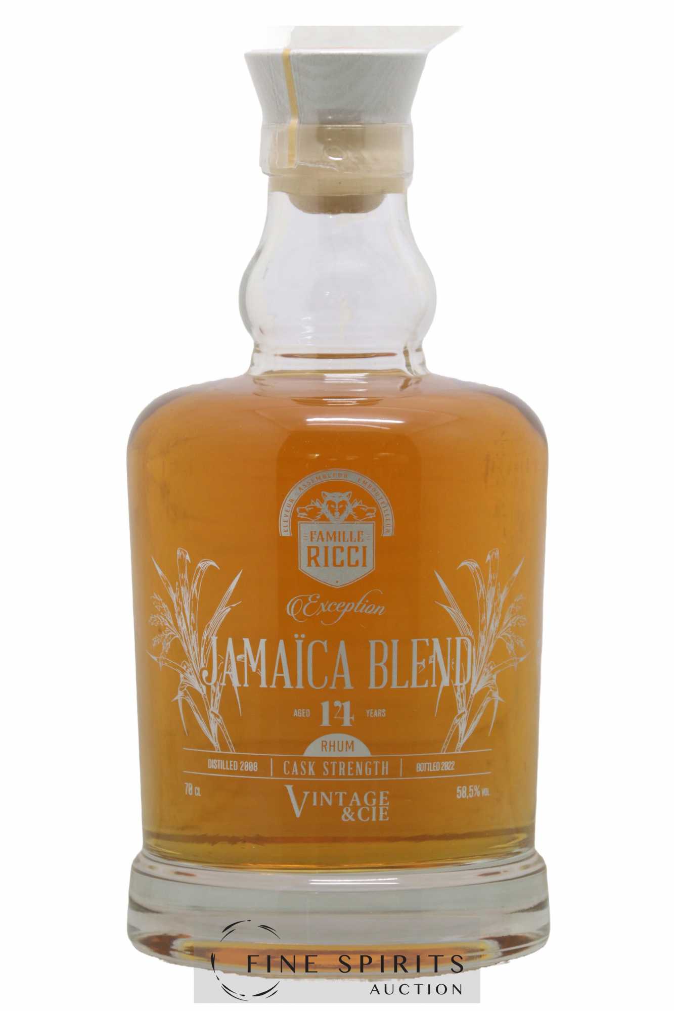 Jamaïca Blend 14 years 2008 Famille Ricci bottled 2022 Cask Strength