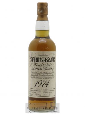 Springbank 1974 Of. Single Cask 153 2000 Release   - Lot de 1 Bouteille
