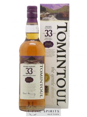 Tomintoul 33 years Of. The Gentle Dram Special Reserve   - Lot de 1 Bouteille