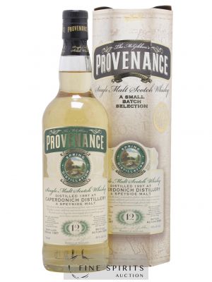 Caperdonich 12 years 1997 Douglas McGibbon Provenance Spring Distillation - DMG Ref 5569 - bottled 2009 Special Selection   - Lot de 1 Bouteille