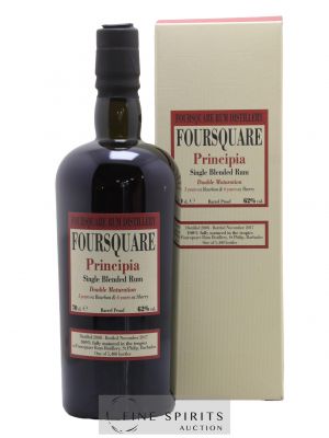 Foursquare 9 years 2008 Velier Principia Barrel Proof - One of 5400 - bottled 2017 Double Maturation ---- - Lot de 1 Bouteille