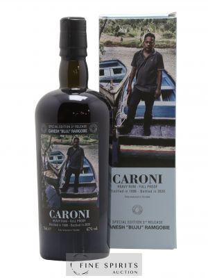 Caroni 1998 Velier Special Edition Ganesh Buju Ramgobie 3rd Release - One of 1295 - bottled 2020 Employee Serie 