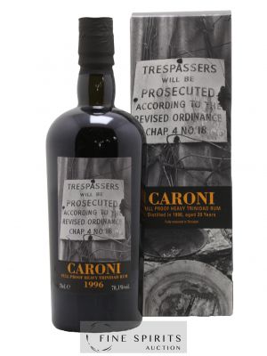 Caroni 20 years 1996 Velier Trespassers 35th Release - 3038 bottles - bottled 2016 Full Proof 
