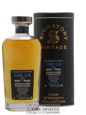 Caol Ila 31 years 1982 Signatory Vintage Cask n°6494 - One of 215 - bottled 2014 LMDW Cask Strength Collection   - Lot de 1 Bouteille