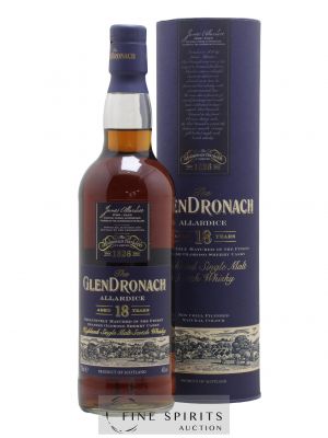 The Glendronach 18 years Of. Allardice bottled 2016 ---- - Lot de 1 Bouteille
