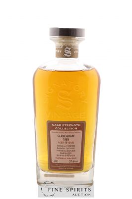 Glencadam 19 years 1989 Signatory Vintage Cask n°6018 - One of 575 - bottled 2008 Cask Strength Collection 