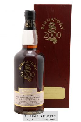 Cardhu 25 years 1974 Of. Sherry Butt n°3612 - One of 498 - bottled 1999 Millenium Edition ---- - Lot de 1 Bouteille