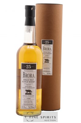 Brora 25 years Of. Natural Cask Strength One of 3000 - bottled 2008 Limited Bottling ---- - Lot de 1 Bouteille