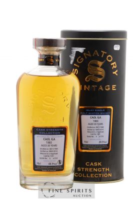 Caol Ila 30 years 1983 Signatory Vintage Cask n°5301 - One of 253 - bottled 2014 Cask Strength Collection 
