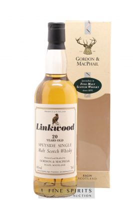 Linkwood 20 years Gordon & MacPhail ---- - Lot de 1 Bouteille