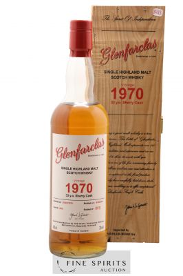 Glenfarclas 33 years 1970 Of. Sherry Cask n°2022 - bottled 2003 