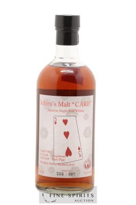 Ichiro's Malt 2000 Of. Three of Hearts Cask n°465 - One of 807 - bottled 2010 Venture Whisky Card 