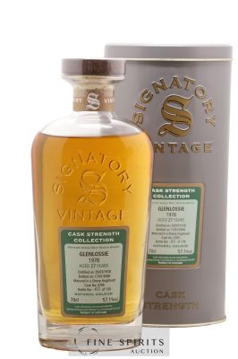 Glenlossie 27 years 1978 Signatory Vintage Cask n°4785 - One of 158 - bottled 2006 Cask Strength Collection ---- - Lot de 1 Bouteille