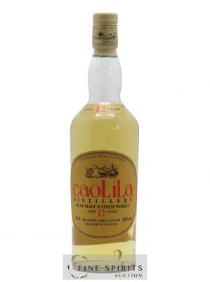 Caol Ila 12 years Of. Oval Orange Label   - Lot de 1 Bouteille