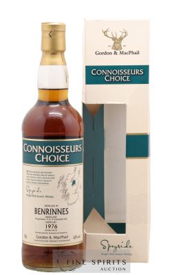 Benrinnes 1976 Gordon & MacPhail Refill Sherry Butt Cask - bottled 2010 Connoisseurs Choice ---- - Lot de 1 Bouteille