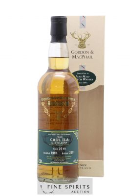 Caol Ila 28 years 1981 Gordon & MacPhail Reserve Cask n°6408 - One of 229 - bottled 2010 LMDW ---- - Lot de 1 Bouteille