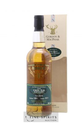 Caol Ila 28 years 1981 Gordon & MacPhail Reserve Cask n°6408 - One of 229 - bottled 2010 LMDW ---- - Lot de 1 Bouteille