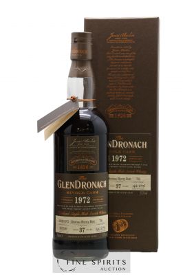 The Glendronach 37 years 1972 Of. Single Cask n°705 - One of 275 - bottled 2009 ---- - Lot de 1 Bottle