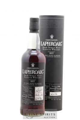 Laphroaig 27 years 1981 Of. Oloroso Sherry Casks - One of 736 - bottled 2008 ---- - Lot de 1 Bottle