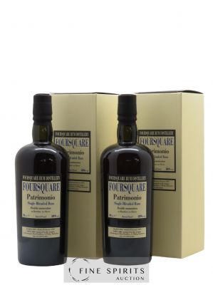 Foursquare 14 years 2004 Of. Patrimonio Double Maturation - One of 6000 - bottled 2019 Velier   - Lot de 2 Bouteilles