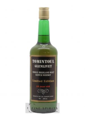 Tomintoul 18 years 1967 A.B.C. Glenlivet bottled 1985 Limited Edition   - Lot de 1 Bouteille