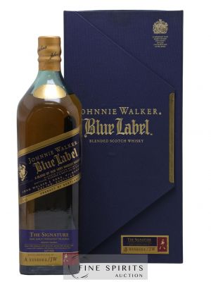 Johnnie Walker Of. Blue Label The Signature (1L.)   - Lot de 1 Bouteille
