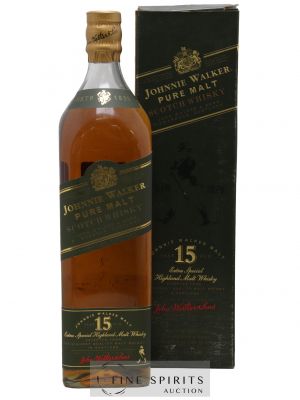 Johnnie Walker 15 years Of. Green Label (1L.) ---- - Lot de 1 Bottle