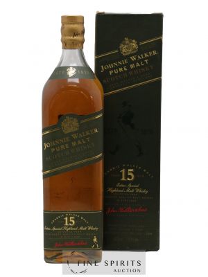 Johnnie Walker 15 years Of. Green Label (1L.) ---- - Lot de 1 Bottle