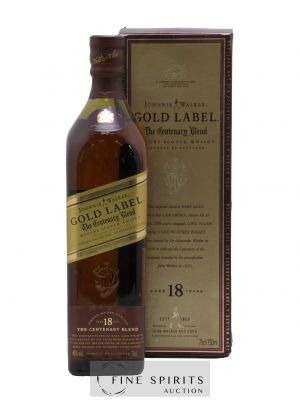 Johnnie Walker 18 years Of. The Centenary Blend Gold Label (75cl.) ---- - Lot de 1 Bottle