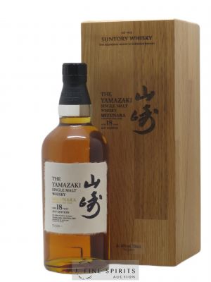 Yamazaki 18 years Of. Mizunara Japanese Oak Cask 2017 Edition Suntory   - Lot de 1 Bouteille