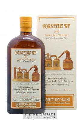 Forsyths WP 10 years 2005 Velier bottled 2015 Habitation Velier ---- - Lot de 1 Bouteille