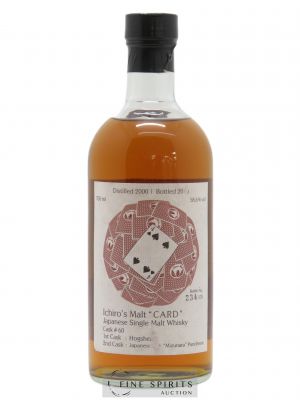 Ichiro's Malt 2000 Of. Four of Spade Cask n°60 - One of 570 - bottled 2010 Venture Whisky Card   - Lot de 1 Bouteille