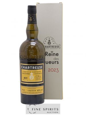 Chartreuse Of. Jaune - Reine des Liqueurs Mise 2023 - 1700 bouteilles   - Lot de 1 Bouteille