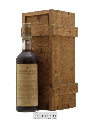Macallan (The) 25 years Of. 1958-1959 Anniversary Malt bottled 1985 Giovinetti & Figli Import Special Bottling   - Lot de 1 Bouteille