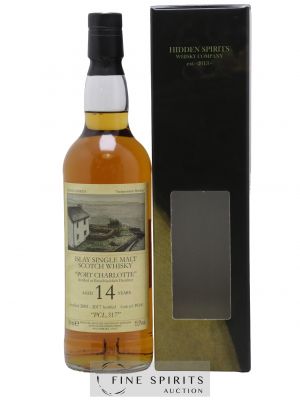 Port Charlotte 14 years 2003 Hidden Spirits PCL.317 Cask n°PC641 - bottled 2017 