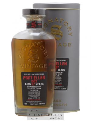 Port Ellen 27 years 1982 Signatory Vintage Collectors Edition 3rd Release Cask n°1523 - One of 229 - bottl   - Lot de 1 Bouteille
