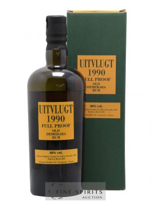 Uitvlugt 17 years 1990 Velier Demerara Bottled in 2008 Full Proof   - Lot de 1 Bouteille